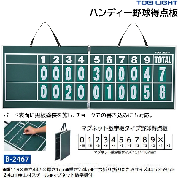 トーエライト 野球得点板 野球 ソフト ベースボールカウンター B-3660 通販