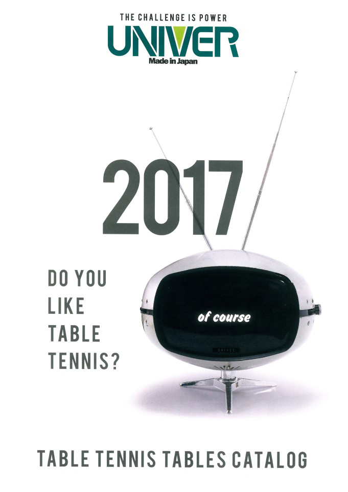 UNIVER TABLE TENNNIS CATALOGU 2017