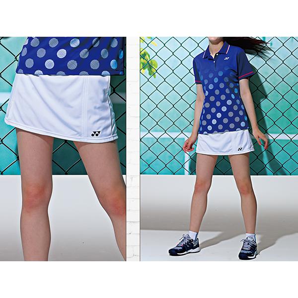 独特の上品 ヨネックス YONEX テニスウェア JUNIOR スカート インナースパッツ付 両脇ポケット付 26046J-019 2018SS  tentenis.com